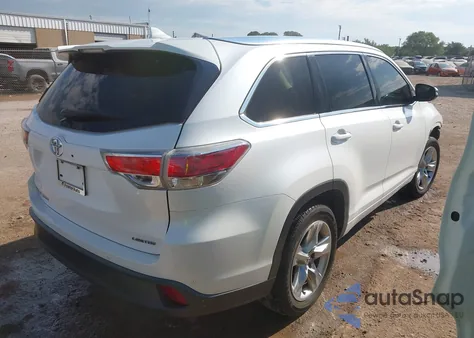 2015 Toyota Highlander Limited V6 z USA, uszkodzony, nr VIN 5TDYKRFH2FS077618